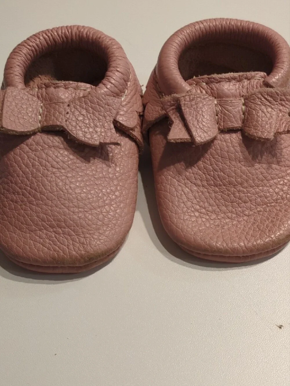 Freshly Picked Baby Moccasins in Blush